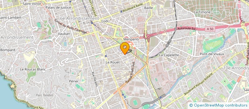 localisation de l'entreprise ROCHARPENTE  MARSEILLE