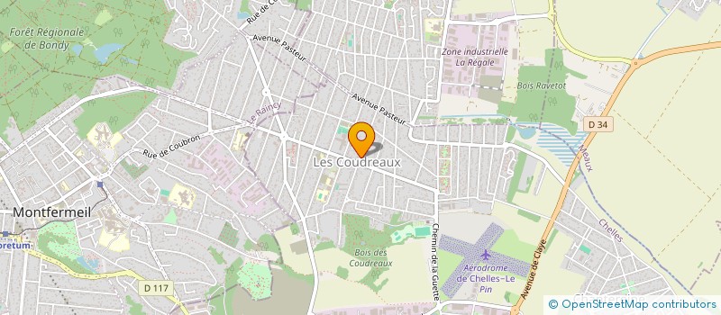 localisation de l'entreprise ROCHAS-ACIERS à CHELLES