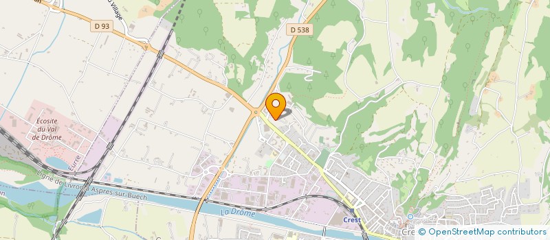 localisation de l'entreprise ROCHASSON  CREST