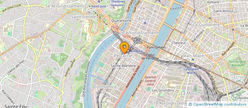 localisation de l'entreprise ROCHAT IMMOBILIER  LYON