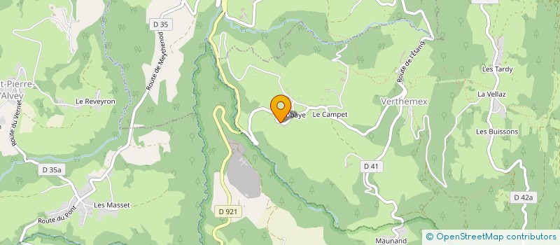 localisation de l'entreprise ROCHAT PLOMBERIE  VERTHEMEX