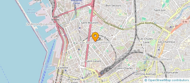 localisation de l'entreprise ROCHD à MARSEILLE