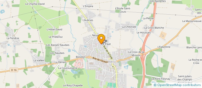 localisation de l'entreprise ROCHDALI  HERIC