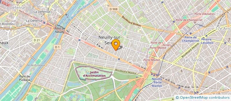 localisation de l'entreprise ROCHE 42 à NEUILLY-SUR-SEINE