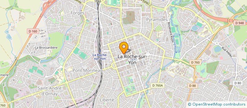 localisation de l'entreprise ROCHE à LA ROCHE-SUR-YON