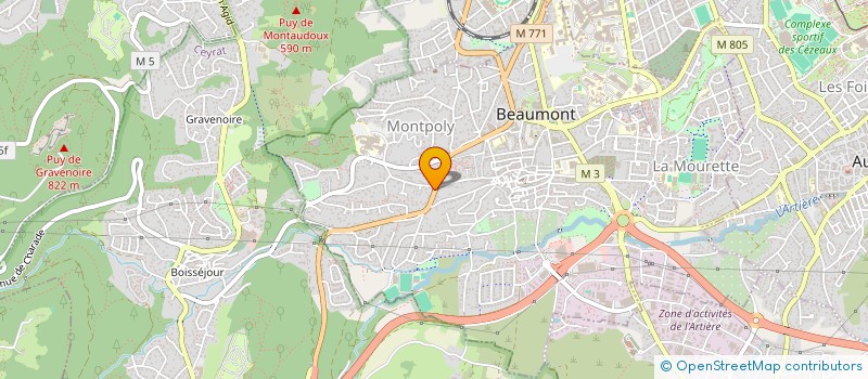 localisation de l'entreprise ROCHE  BEAUMONT