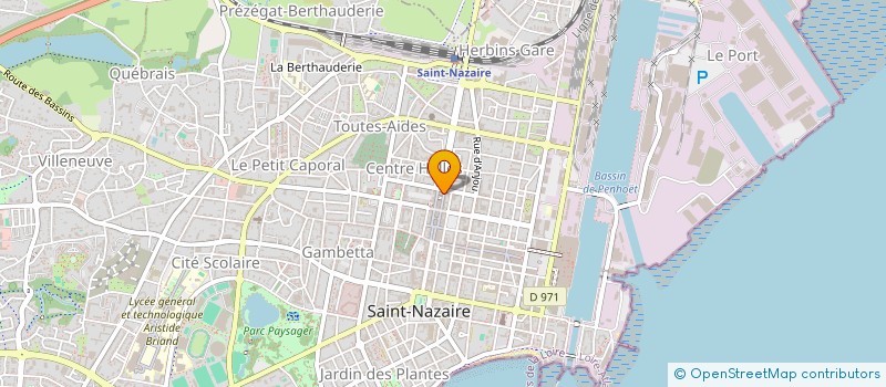 localisation de l'entreprise ROCHE  SAINT-NAZAIRE