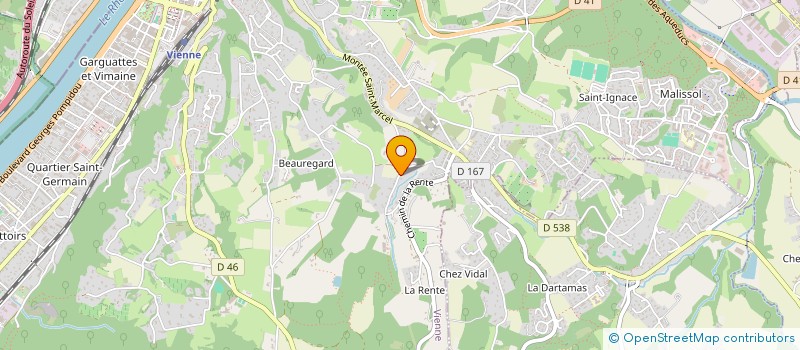localisation de l'entreprise ROCHE AMENAGEMENT DEVELOPPEMENT  VIENNE
