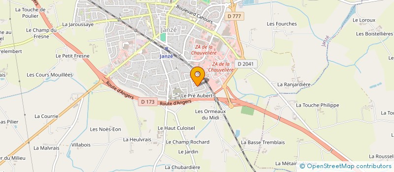 localisation de l'entreprise ROCHE AUX FEES VTT  JANZE