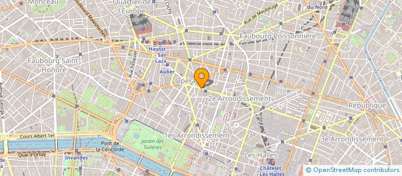 localisation de l'entreprise ROCHE AUX FEUX à PARIS