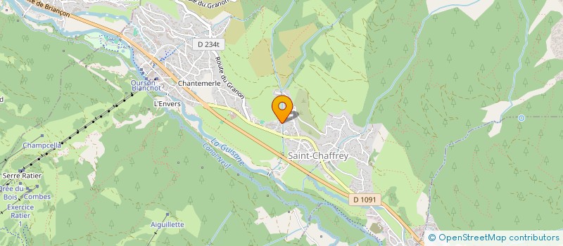 localisation de l'entreprise ROCHE BERGERE - LE PROREL  SAINT-CHAFFREY