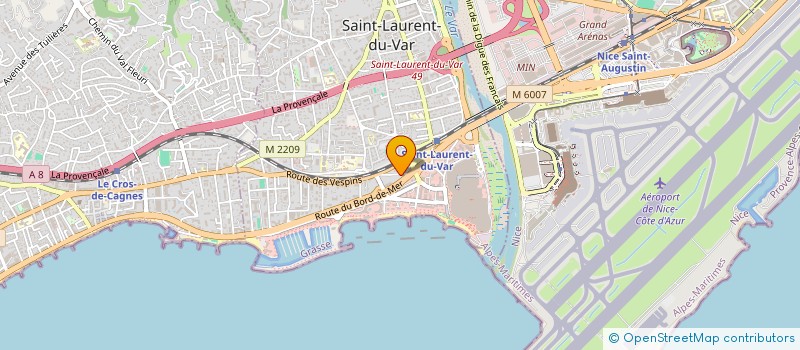 localisation de l'entreprise ROCHE BROTHERS à SAINT-LAURENT-DU-VAR
