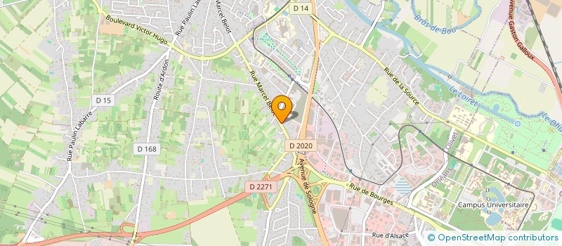 localisation de l'entreprise ROCHE & CO CO à OLIVET