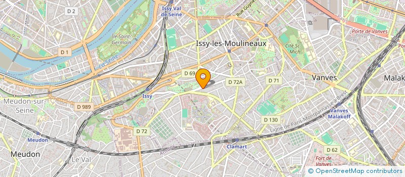 localisation de l'entreprise ROCHE CONSULTING à ISSY-LES-MOULINEAUX