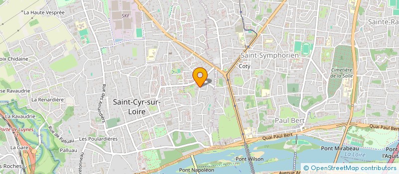 localisation de l'entreprise ROCHE CORBON  SAINT CYR SUR LOIRE