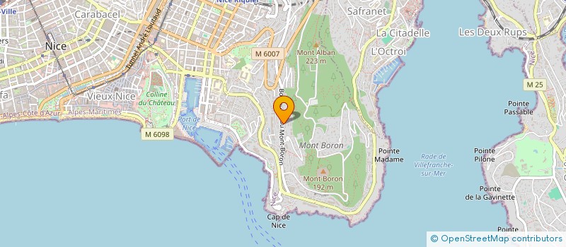 localisation de l'entreprise ROCHE D'AZUR à NICE