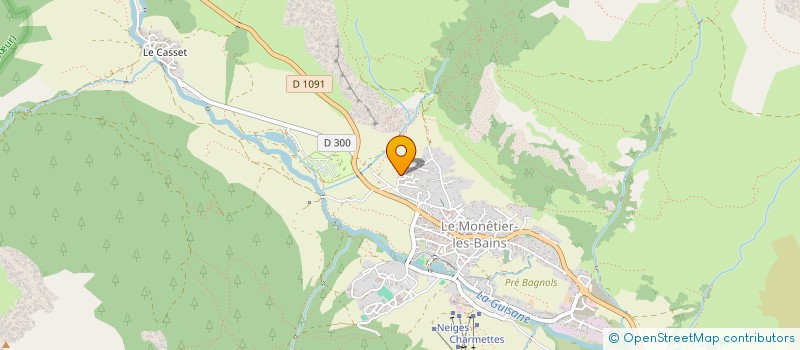 localisation de l'entreprise ROCHE DE JABEL  LE MONETIER-LES-BAINS