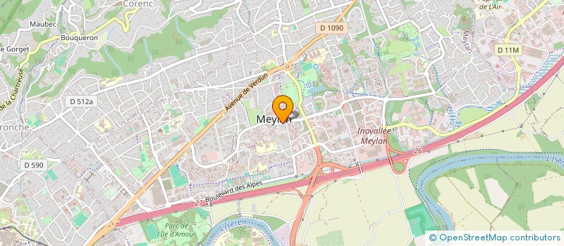 localisation de l'entreprise ROCHE DIAGNOSTICS FRANCE à MEYLAN