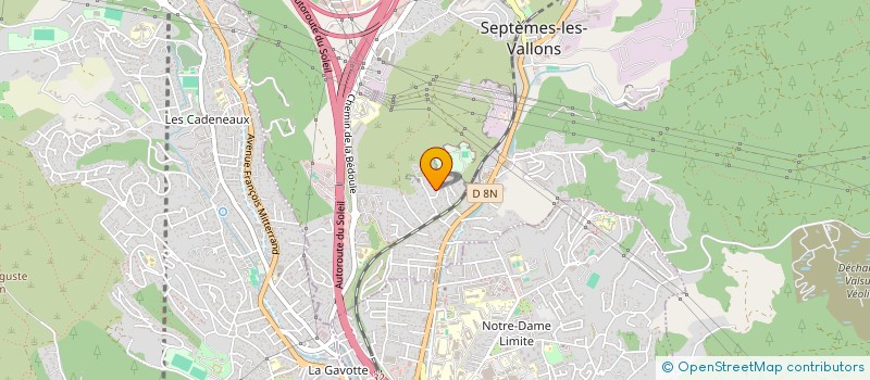 localisation de l'entreprise ROCHE ET BIEOU  SEPTEMES LES VALLONS