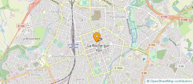 localisation de l'entreprise ROCHE ETANCHEITE à LA ROCHE-SUR-YON