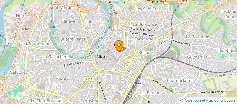 localisation de l'entreprise ROCHE-FAM  NIORT