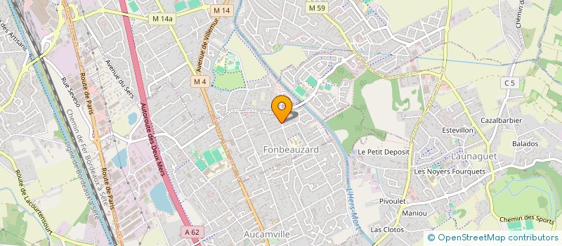 localisation de l'entreprise ROCHE FILS NETTOYAGE à FONBEAUZARD