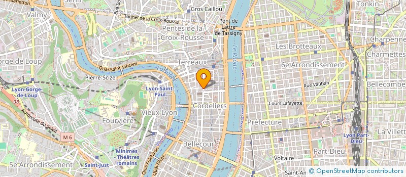 localisation de l'entreprise ROCHE FORMATION à LYON 1ER