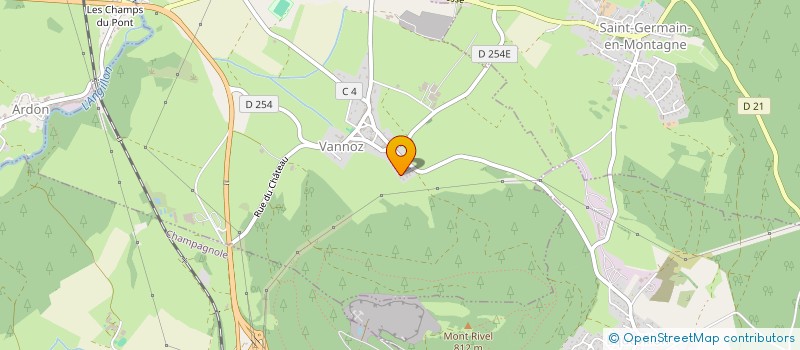 localisation de l'entreprise ROCHE FRERES à CROTENAY