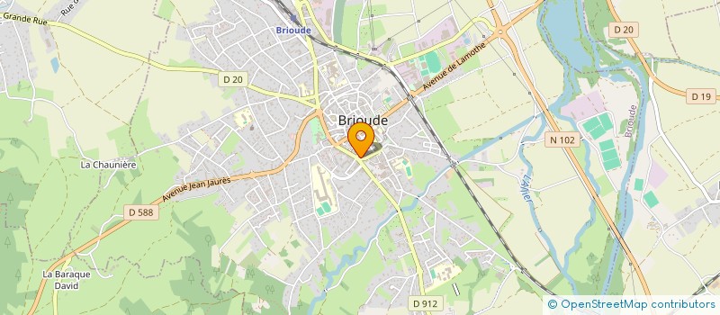 localisation de l'entreprise ROCHE IMMO  BRIOUDE