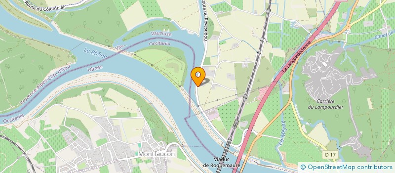 localisation de l'entreprise ROCHE INDIVISION  CADEROUSSE