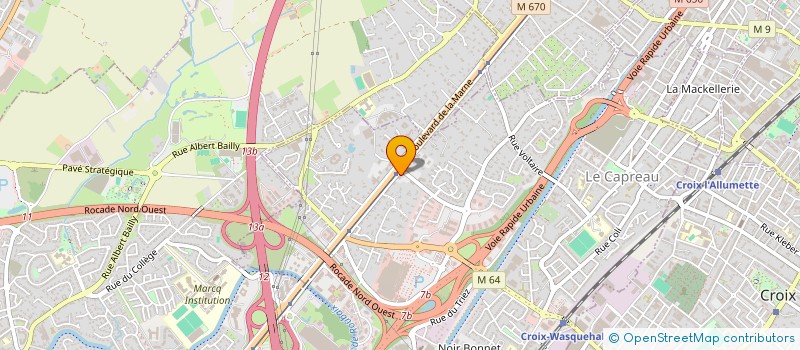 localisation de l'entreprise ROCHE-INVEST  WASQUEHAL