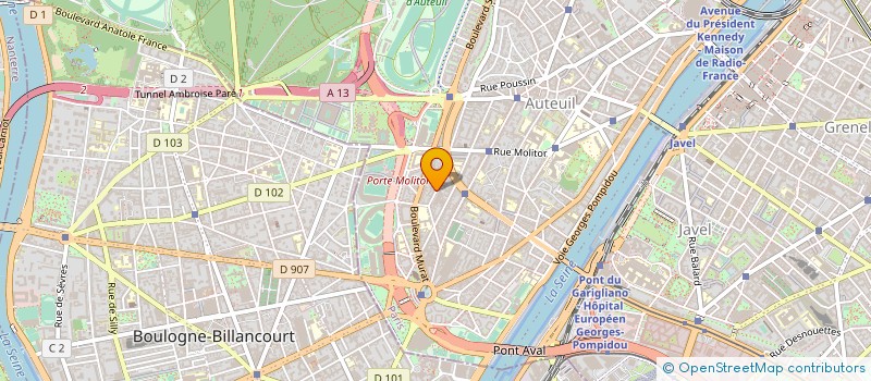 localisation de l'entreprise ROCHE INVESTS  PARIS