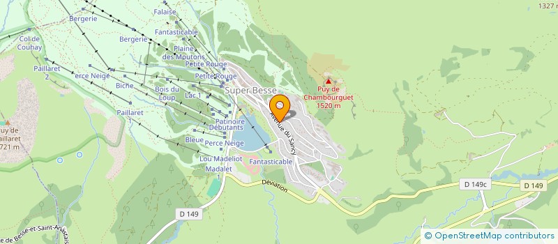 localisation de l'entreprise ROCHE LAVAGE  BESSE-ET-SAINT-ANASTAISE