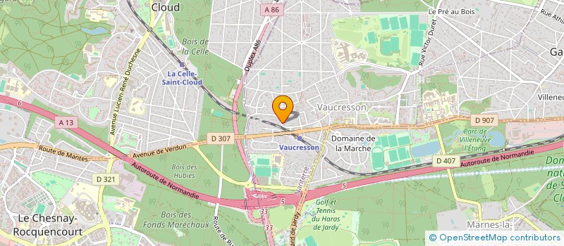 localisation de l'entreprise ROCHE-LEJEUNE à VAUCRESSON