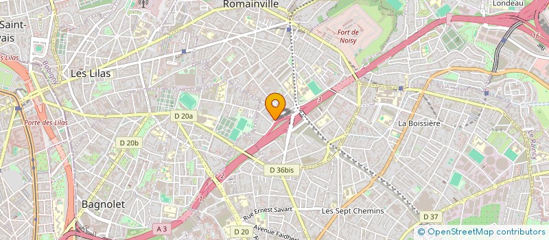 localisation de l'entreprise ROCHE NETWORKING  ROMAINVILLE