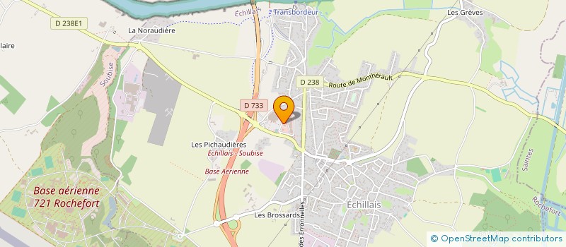 localisation de l'entreprise ROCHE PECHE  ECHILLAIS