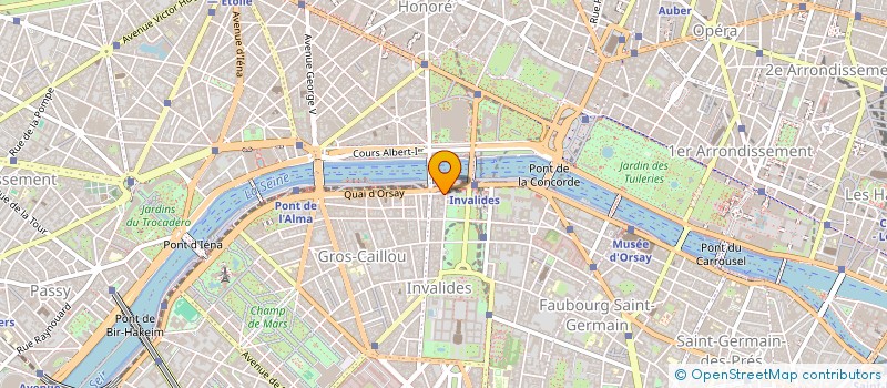 localisation de l'entreprise ROCHE ROSE SARL  PARIS