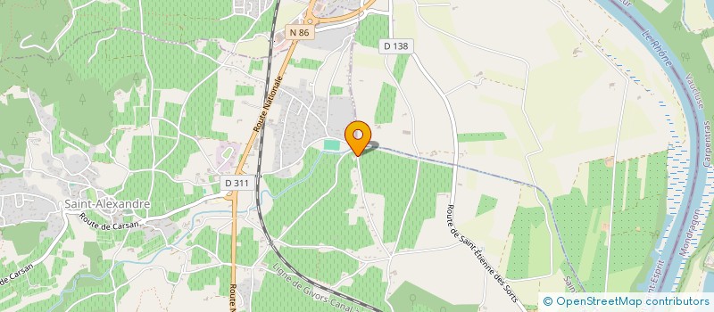 localisation de l'entreprise ROCHE THOMAS  SAINT-ALEXANDRE