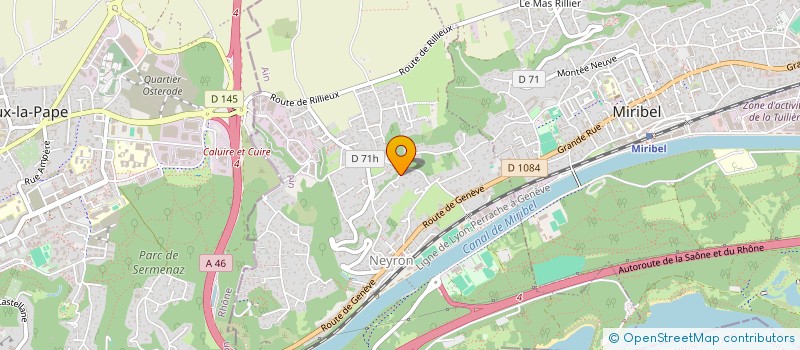 localisation de l'entreprise ROCHE TRANS  LUGRIN