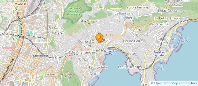 localisation de l'entreprise ROCHEBELLE à VILLEFRANCHE-SUR-MER