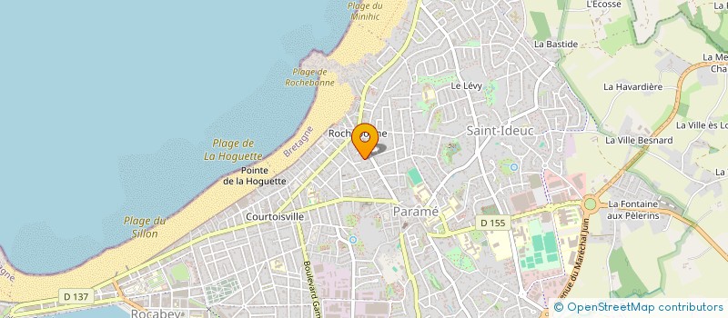 localisation de l'entreprise ROCHEBONNE 45  SAINT-MALO