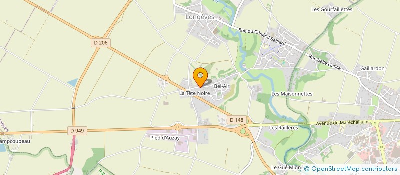 localisation de l'entreprise ROCHEBRUNE  LONGEVES