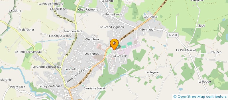 localisation de l'entreprise ROCHECHOUART AMBULANCES à ROCHECHOUART