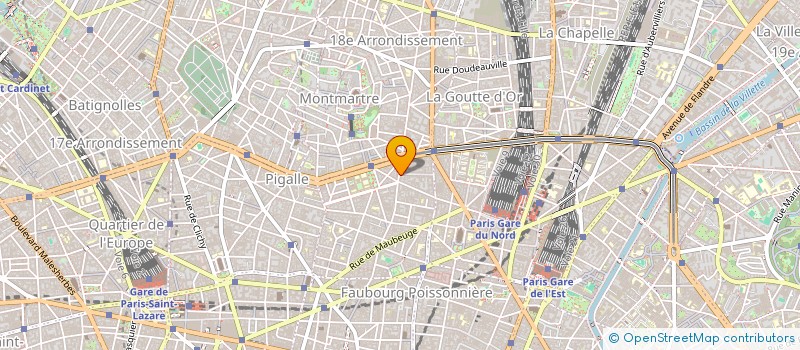 localisation de l'entreprise ROCHECHOUART OPTIQUE à PARIS