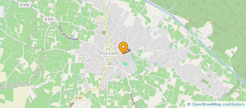 localisation de l'entreprise ROCHECOUSTE-LAROCHE  POURRIERES