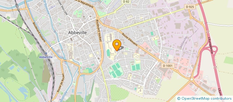 localisation de l'entreprise ROCHEDORE à ABBEVILLE