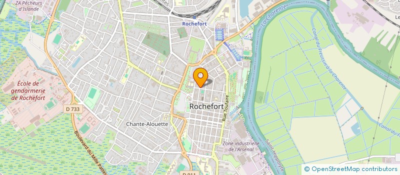 localisation de l'entreprise ROCHEFORT CORDERIE  ROCHEFORT