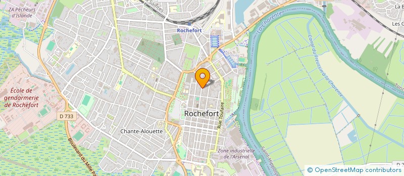 localisation de l'entreprise ROCHEFORT CORPORATE IMMOBILIER  ROCHEFORT
