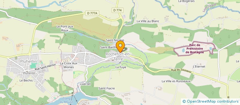 localisation de l'entreprise ROCHEFORT EN FETE  ROCHEFORT-EN-TERRE