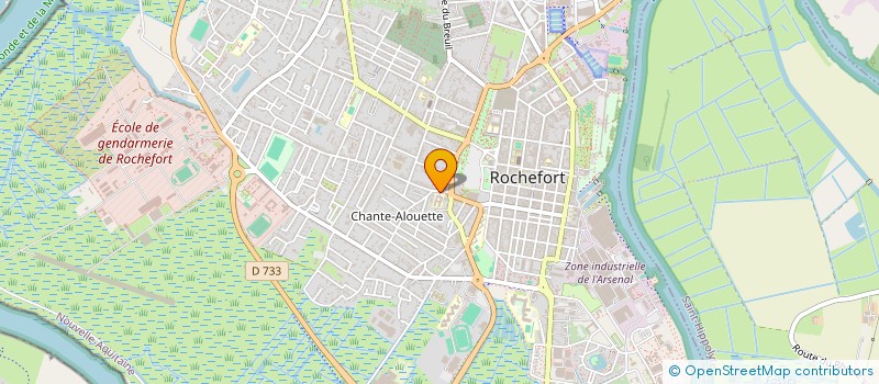 localisation de l'entreprise ROCHEFORT ESCRIME  ROCHEFORT